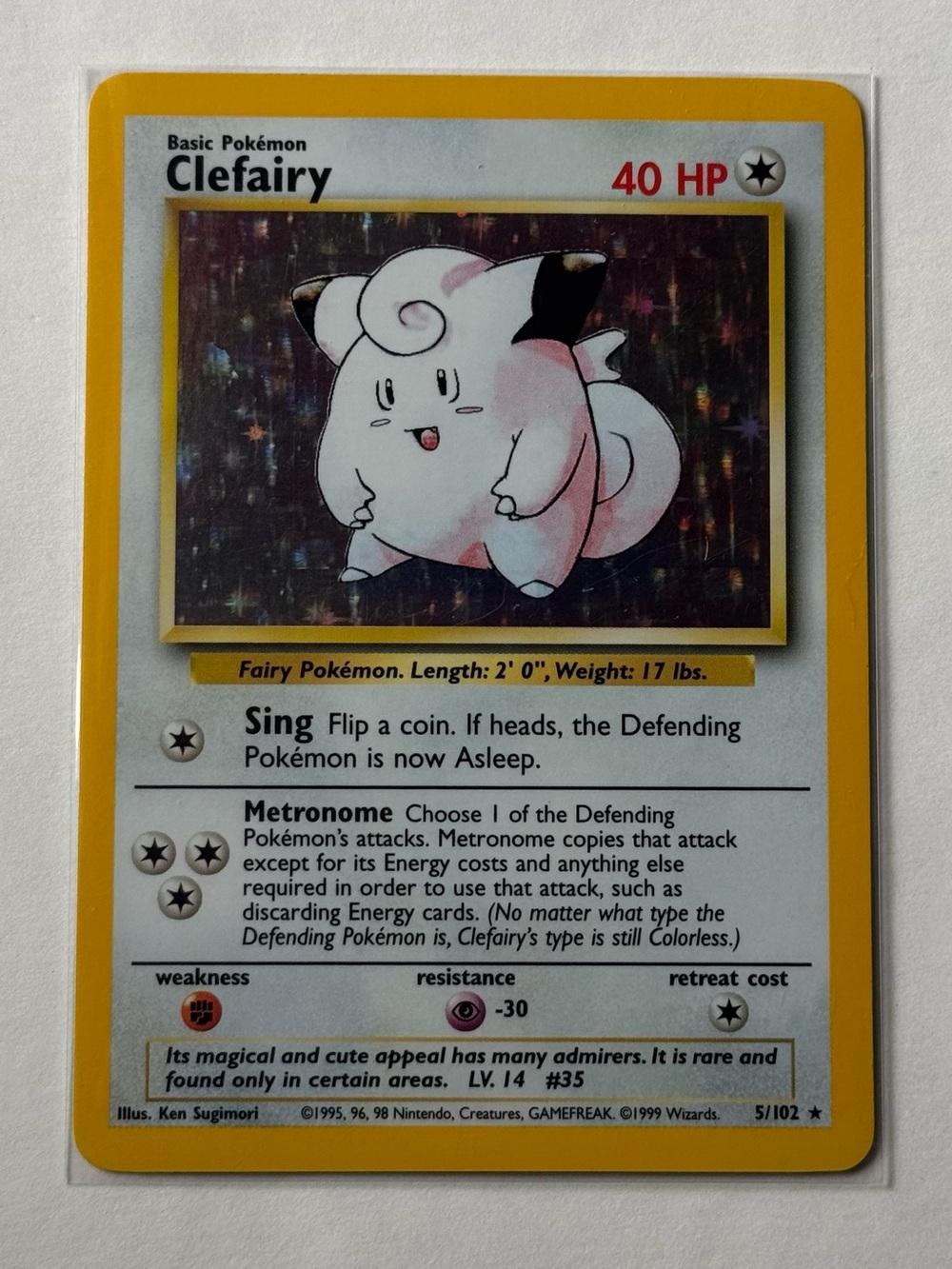 Clefairy Pokémon Card